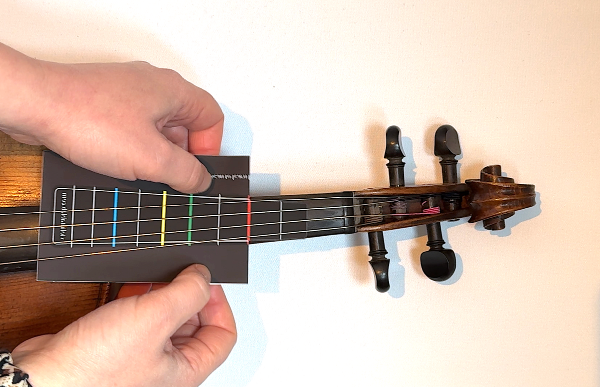 Fingerboard Sticker Application Guide – Violin Tab Lab