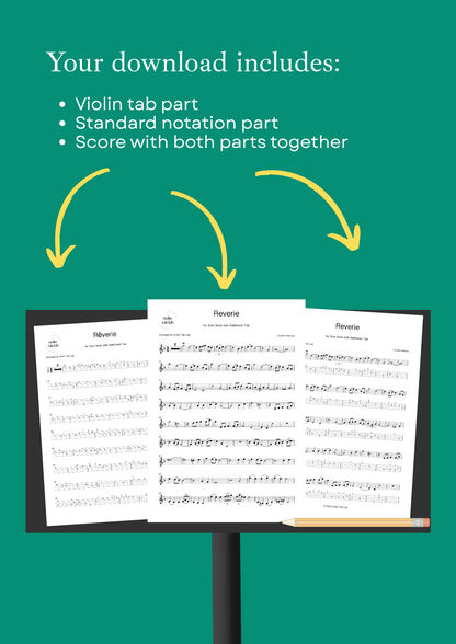 Happy Birthday | Solo Violin Arrangement | Violin Sheet Music with TAB